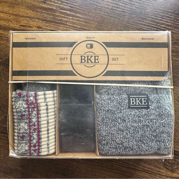 BKE Buckle store OSFM Men's sock belt beanie gift set NEW - Picture 3 of 3